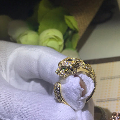 Noble Panthère De Diamond Ring