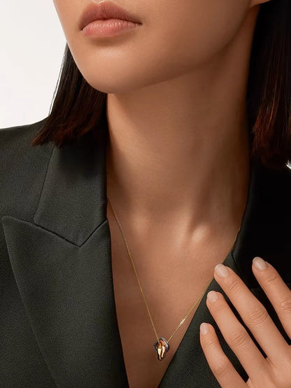 Noble Trinity Cushion Necklace