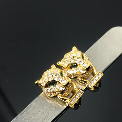 Noble Panthère De Diamond Earrings