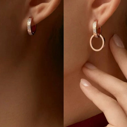 Noble Love Diamond Earrings