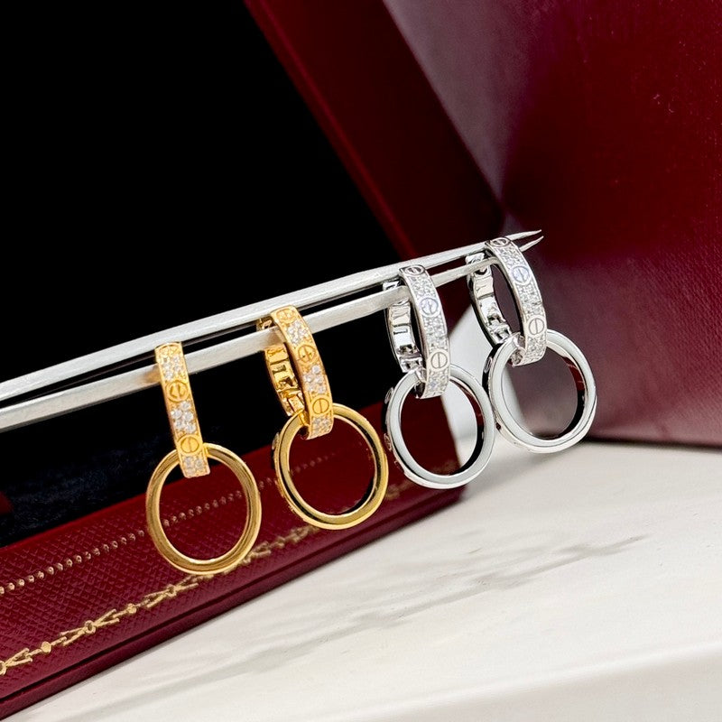 Noble Love Diamond Earrings