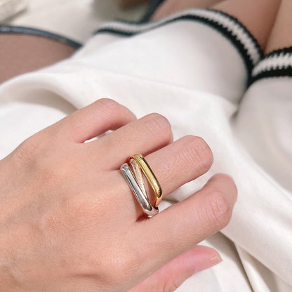 Noble Trinity Cushion Ring