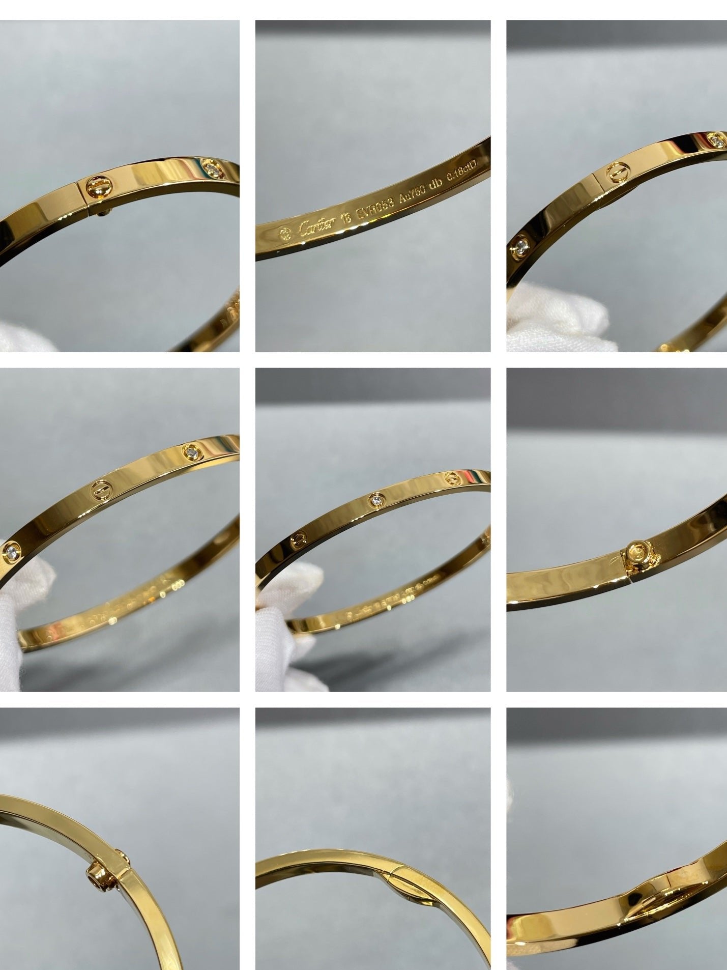Noble Love Six Diamonds Small Bracelet