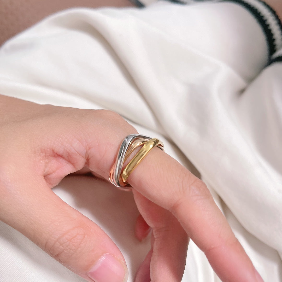Noble Trinity Cushion Ring