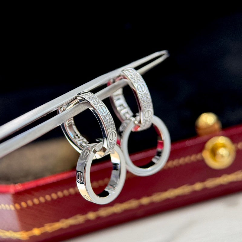 Noble Love Diamond Earrings