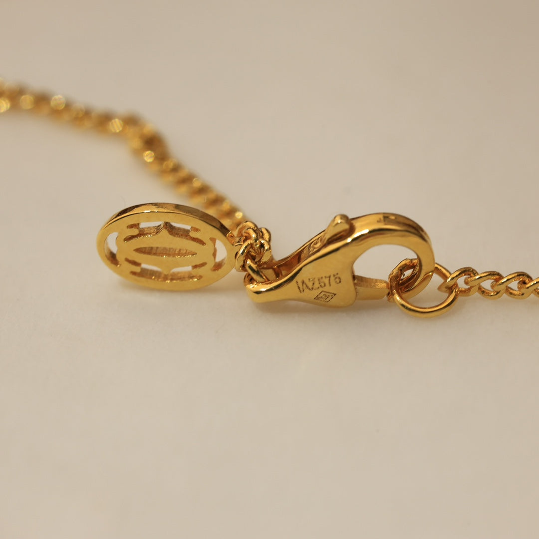 Noble Trinity Cushion Diamond Necklace