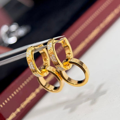 Noble Love Diamond Earrings
