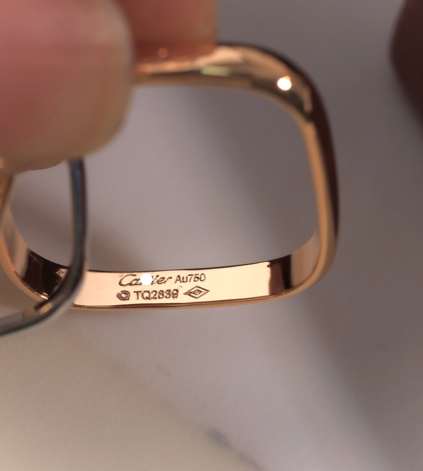 Noble Trinity Cushion Ring