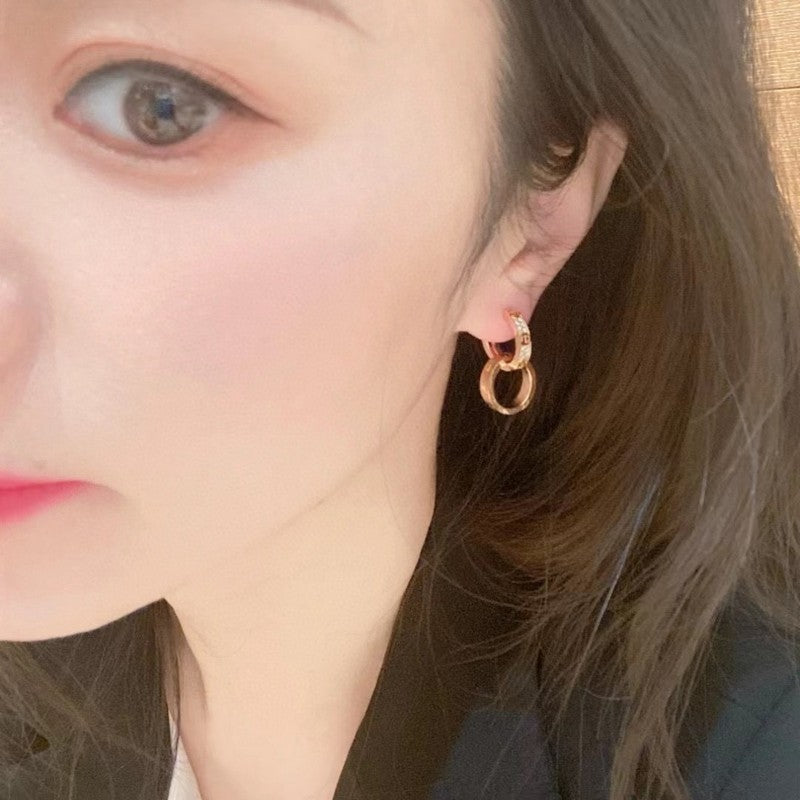 Noble Love Diamond Earrings