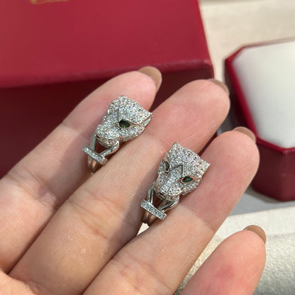Noble Panthère De Diamond Earrings