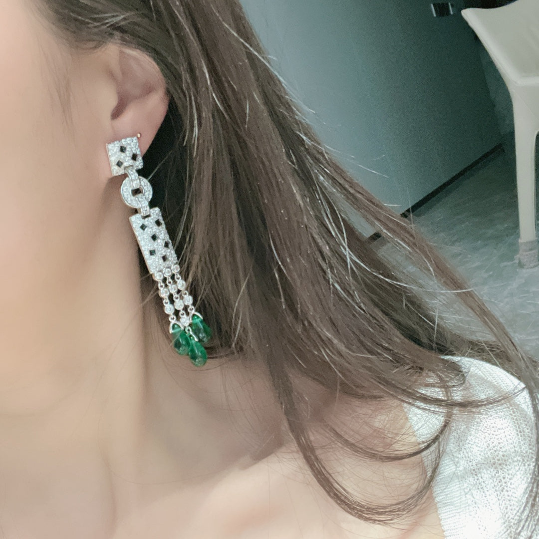 Noble Panthère De Diamond Earrings
