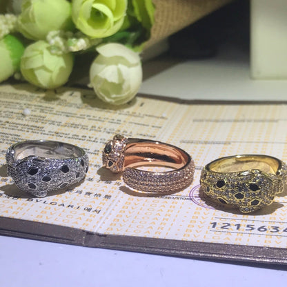 Noble Panthère De Diamond Ring