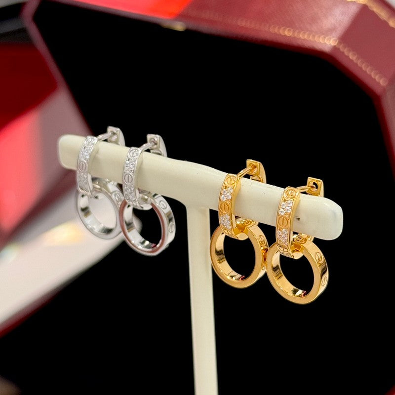 Noble Love Diamond Earrings