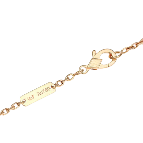 Noble Lucky Spring Closed Wings Bug Rose Gold Bracelet